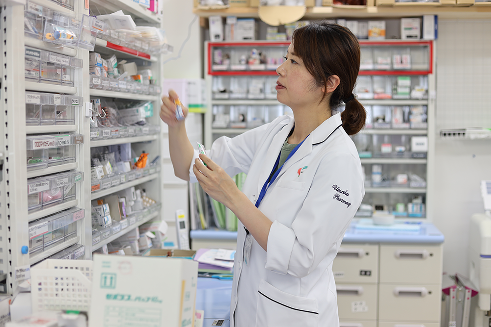 調剤の様子