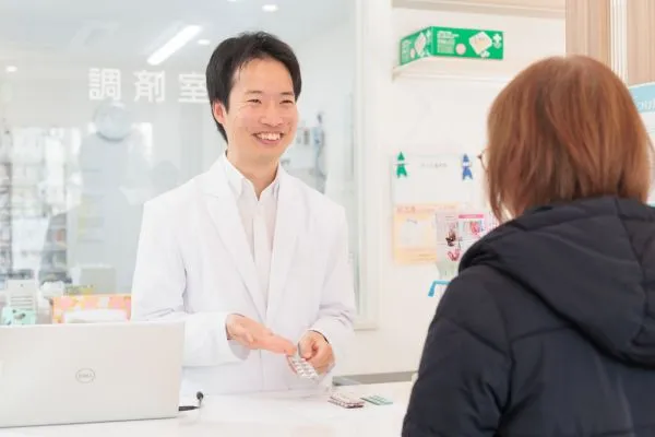 投薬の様子