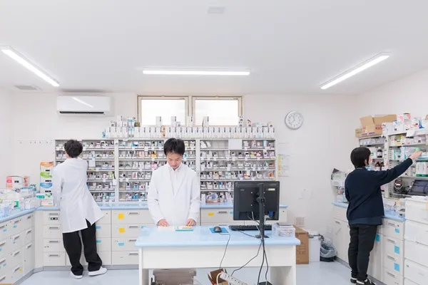 調剤の様子